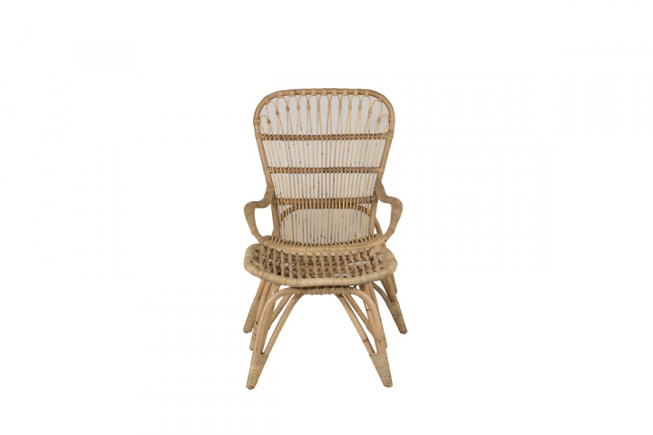 Fåtölj \'Ella\' - Natur/vit i gruppen Möbler / Utemöbler / Utefåtöljer hos Reforma (2571-6011)