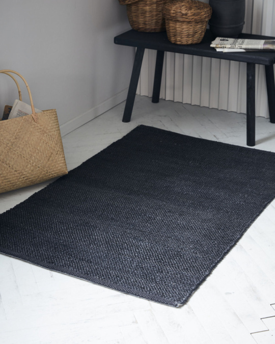 Matta \'Hempi\' 90x60 - Svart