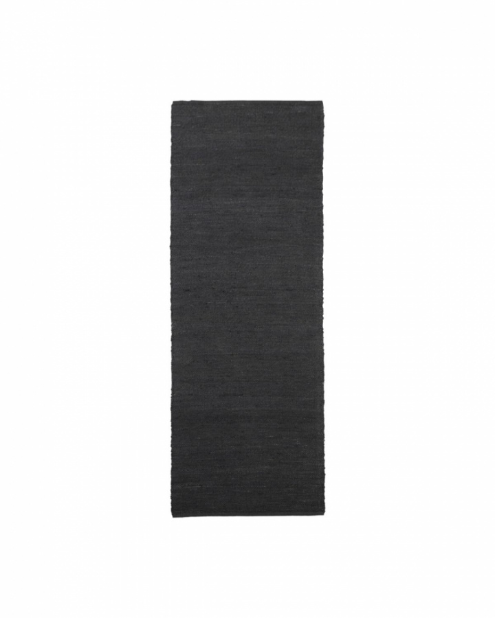Matta \'Hempi\' 300x90 - Svart i gruppen Kampanj / Inredning / Mattor hos Reforma (257810031)