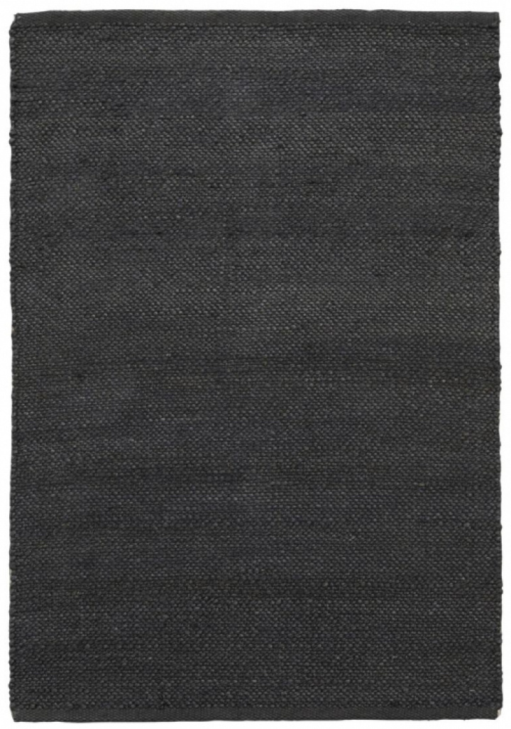 Matta \'Hempi\' 130x85 - Svart i gruppen Inredning / Mattor hos Reforma (257810032)