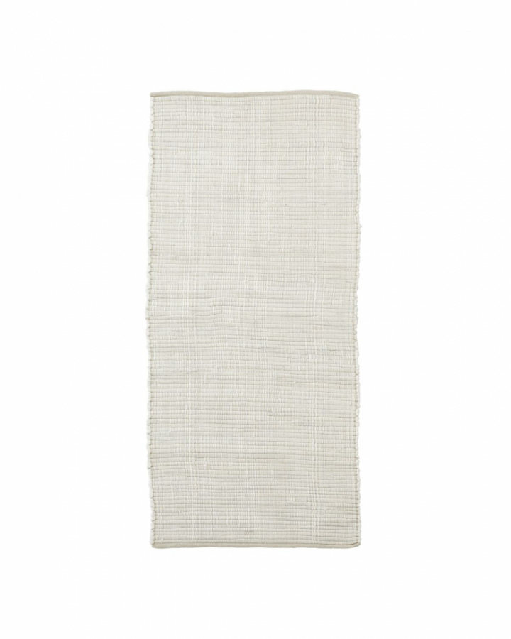 Matta \'Chindi\' 160x70 - Vit i gruppen Inredning / Mattor / Vävda Mattor hos Reforma (257810061)