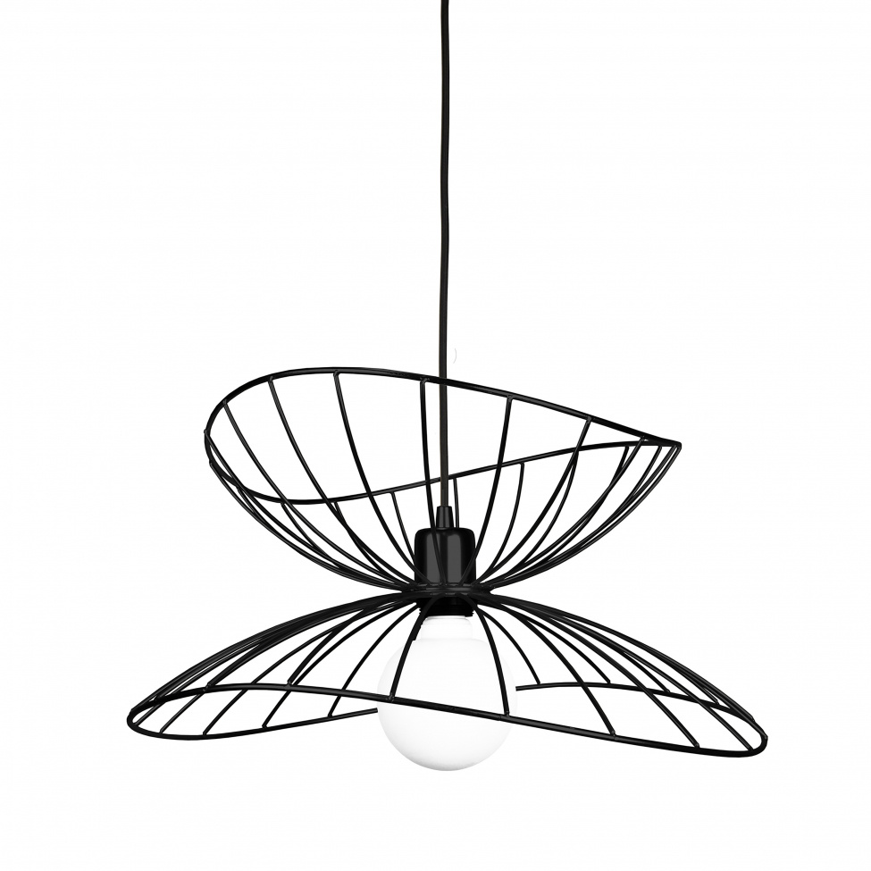 Taklampa \'Ray\' - Svart 45cm