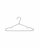 Galge \'Wire\' 3-pack - Ljusgrå 