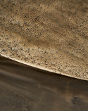 Soffbord \'Rota\' 100x37cm - Antik mässingsfärg