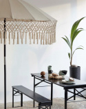 Bord och bänkar \'Garden\' 220x60cm - Svart