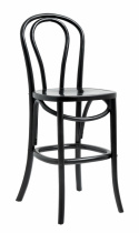 Barstol \'Bistro\' - Trä/Svart lack