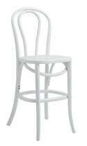 Barstol \'Bistro\' - Trä/Vit Lack