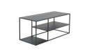 Soffbord \'Staal\' 120x50cm - Svart