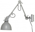 Vägglampa - grå - tvåarmad