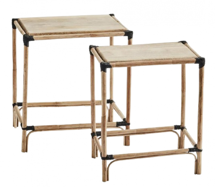 Sidobord 'Wooden' - Natur