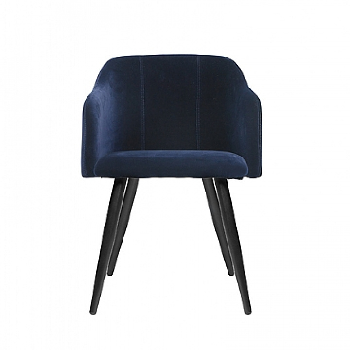Stol 'Pernille' - Velour/Blå - Broste Copenhagen