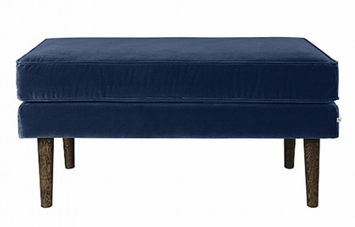 Bänk/Fotpall 'Wind' - Blå