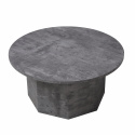 Soffbord \'Bilbao\' Runt 80cm - Grå
