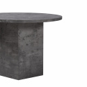 Soffbord \'Bilbao\' Runt 60cm - Grå