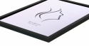 Posterram - Svart 50x70