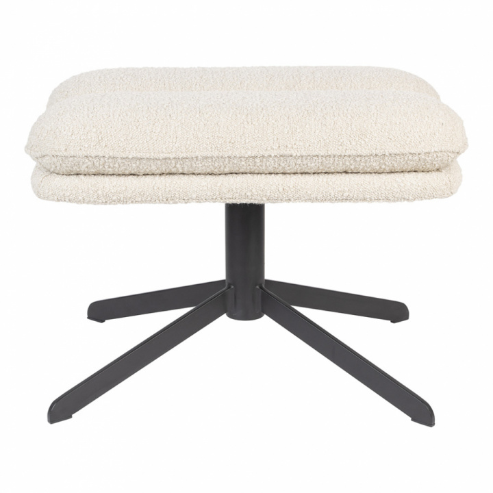 Fotpall \'Tyler\' - Benvit i gruppen Möbler / Soffor / Sittpuffar & Fotpallar hos Reforma (3300058)