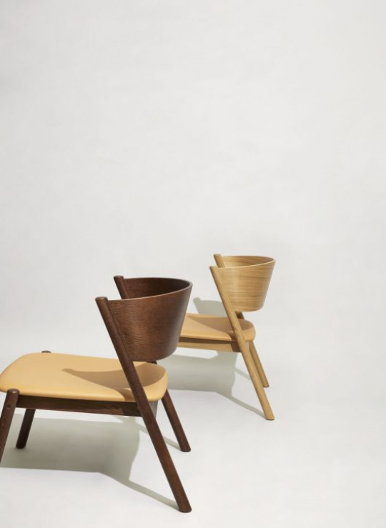 Lounge stol \'Oblique\' - Natur