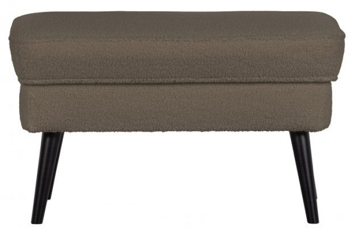 Fotpall \'Rocco\' - Mud/Teddy i gruppen Möbler / Sittmöbler / Pallar hos Reforma (340457-TM)