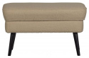 Fotpall \'Rocco\' - Beige/Teddy