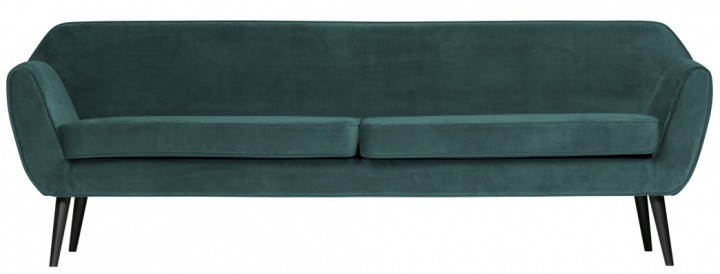 Soffa 'Rocco' - Petrol/Sammet