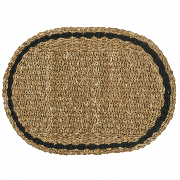 Dörrmatta 'Oval' - Sjögräs