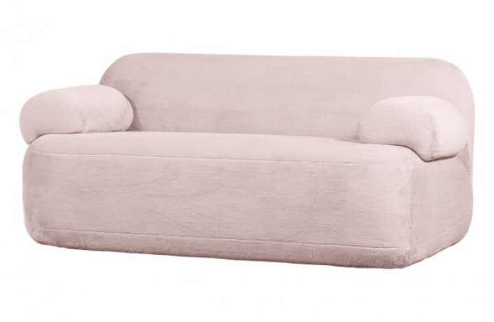 Soffa 'Jolie' - Ljus rosa