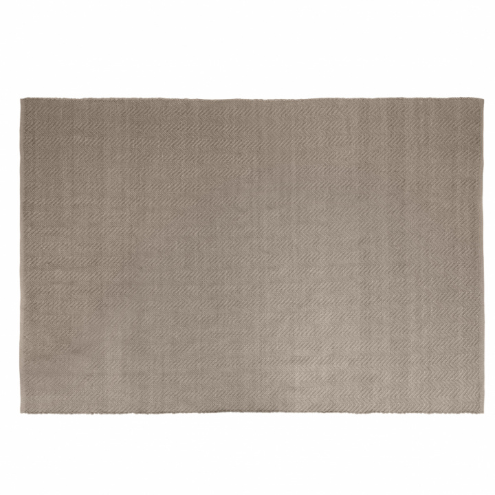 Matta \'PET\' - Herringbone Taupe 290x190 i gruppen Inredning / Mattor / Vävda Mattor hos Reforma (37182)