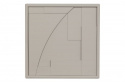 Tavla \'Fiona\' 60x60 - Grå