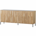 Sideboard ‘New Gravure’ 200 cm - Ek/Svart