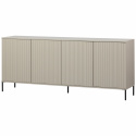 Sideboard ‘New Gravure’ 200 cm - Beige/Svart