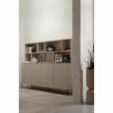 Sideboard ‘New Gravure’ 200 cm - Beige/Svart
