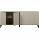Sideboard ‘New Gravure’ 200 cm - Beige/Svart