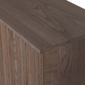 Sideboard ‘New Gravure’ 200 cm - Mörkbrun/Svart
