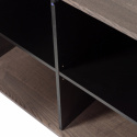 Sideboard ‘New Gravure’ 200 cm - Mörkbrun/Svart