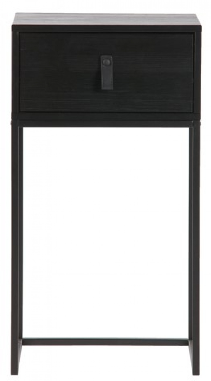 Sängbord 'Zola' låda - Svart