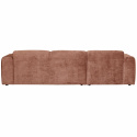 Soffa ‘Cloud’ 3-sits schäslong vänster - Rosabrun