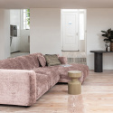 Soffa ‘Cloud’ 3-sits schäslong höger - Brungrå/Rosa