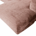 Soffa ‘Cloud’ 3-sits schäslong höger - Brungrå/Rosa