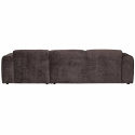 Soffa ‘Cloud’ 3-sits schäslong höger - Mörkbrun