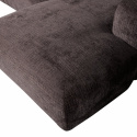 Soffa ‘Cloud’ 3-sits schäslong höger - Mörkbrun