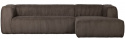 Soffa \'Bean\' 4-sits - Brun/Manchester