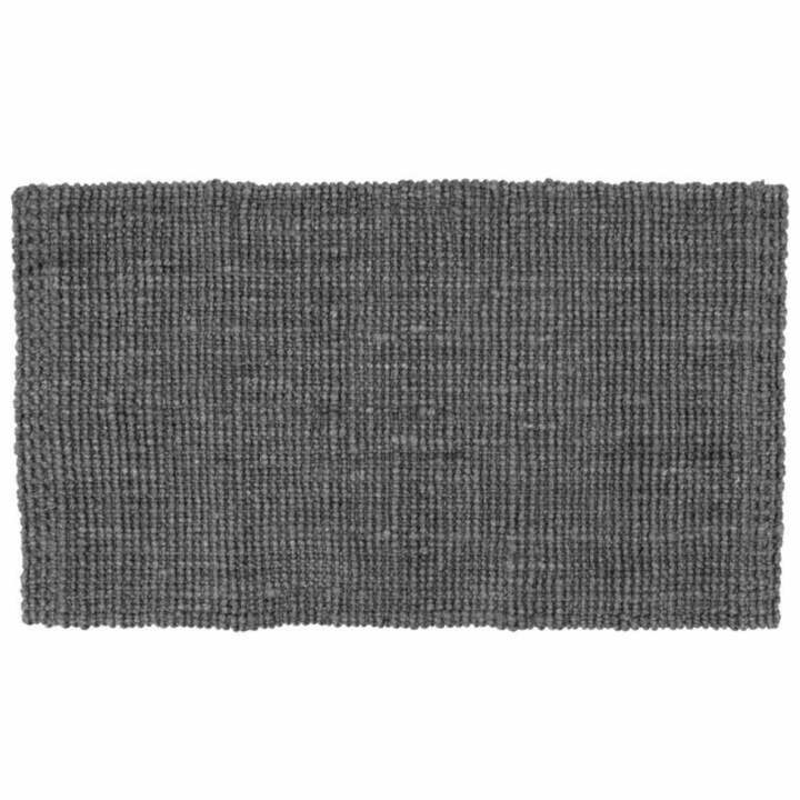 Matta 'Jute' 70x120 - Mörkgrå