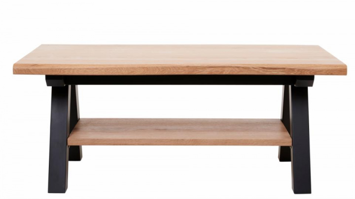 Soffbord 'Kalsvik' 110x60cm - Svart/Ek