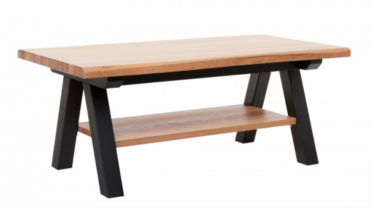 Soffbord \'Kalsvik\' - Svart/Ek 110x60 cm