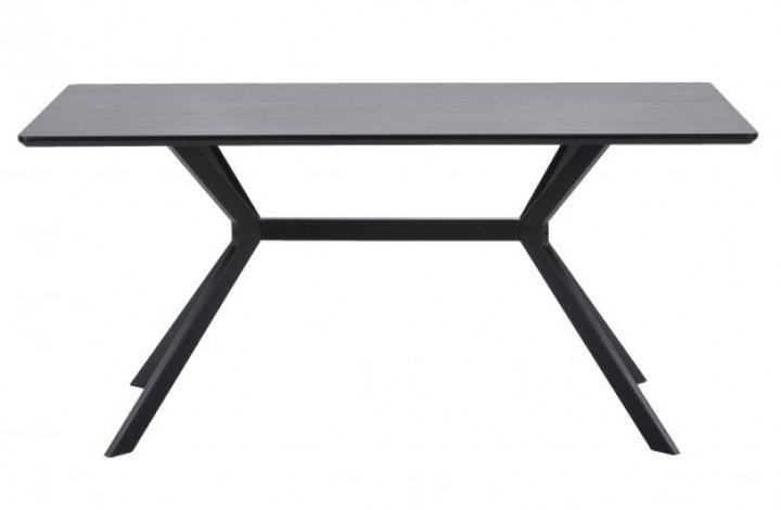Matbord 'Bruno' 160x90cm - Svart 