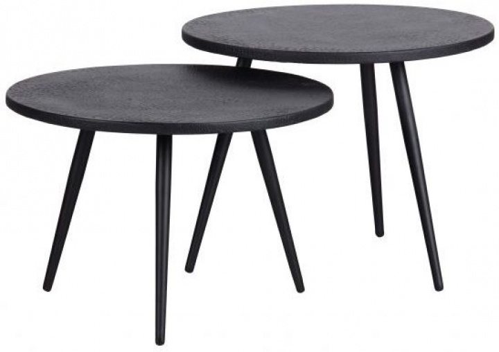 Sidobord 'Suze' 2 st - Svart