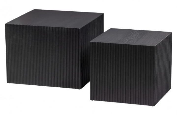 Sidobord 'Sanne' 2 st - Svart