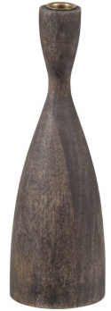 Ljusstake \'Rosa\' 28 cm - Brun