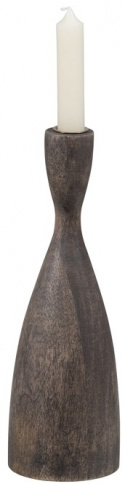 Ljusstake \'Rosa\' 28 cm - Brun