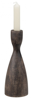 Ljusstake \'Rosa\' 22cm - Brun